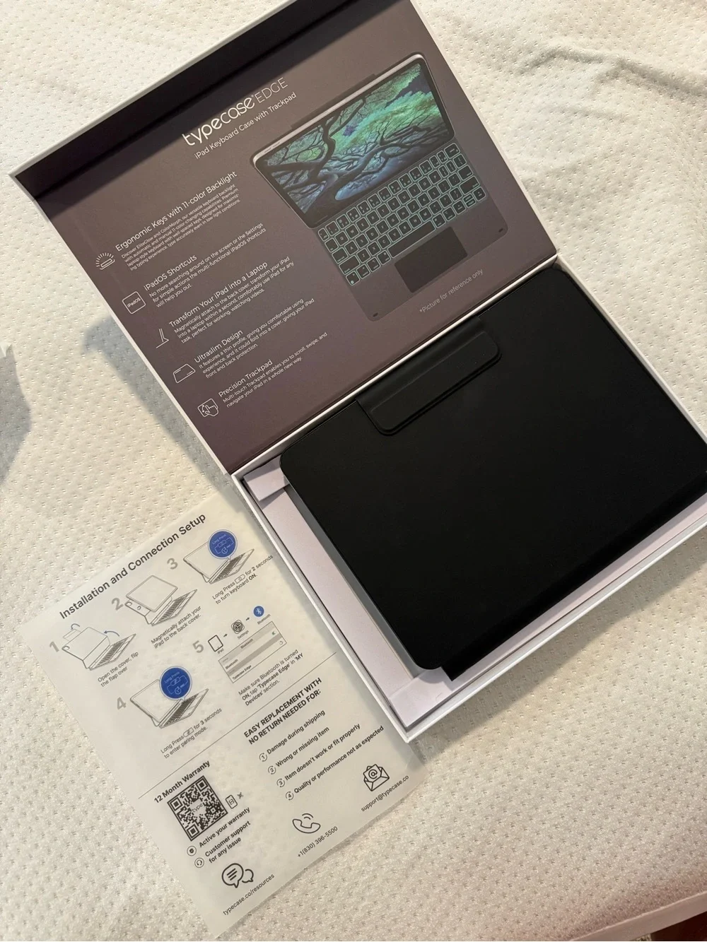 typecase Edge Magic-Style Keyboard Case for iPad Air 11/Pro 11 Gen 1-4
